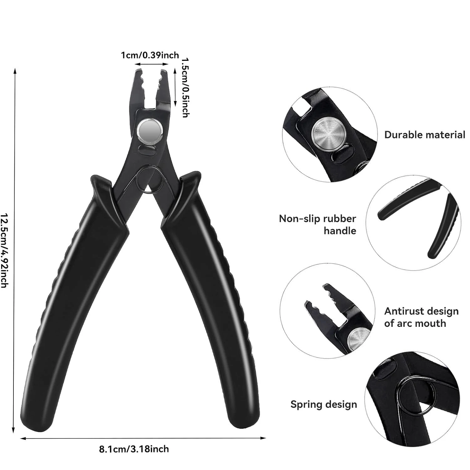 Bead Crimping Pliers Jewelry Making Tools for DIY Beading Wire Crimp Jewelry Repair Hand Tool