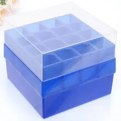 

Tube Rack Plastic Freezer Storage Box for 50ml Test Tubes Lab Equipment Microcentrifuge Holder Vial Container