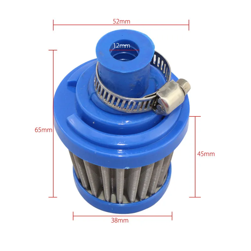 Car modified crankcase small air filter,secondary air intake exhaust gas small mushroom,head universal air intake filter element