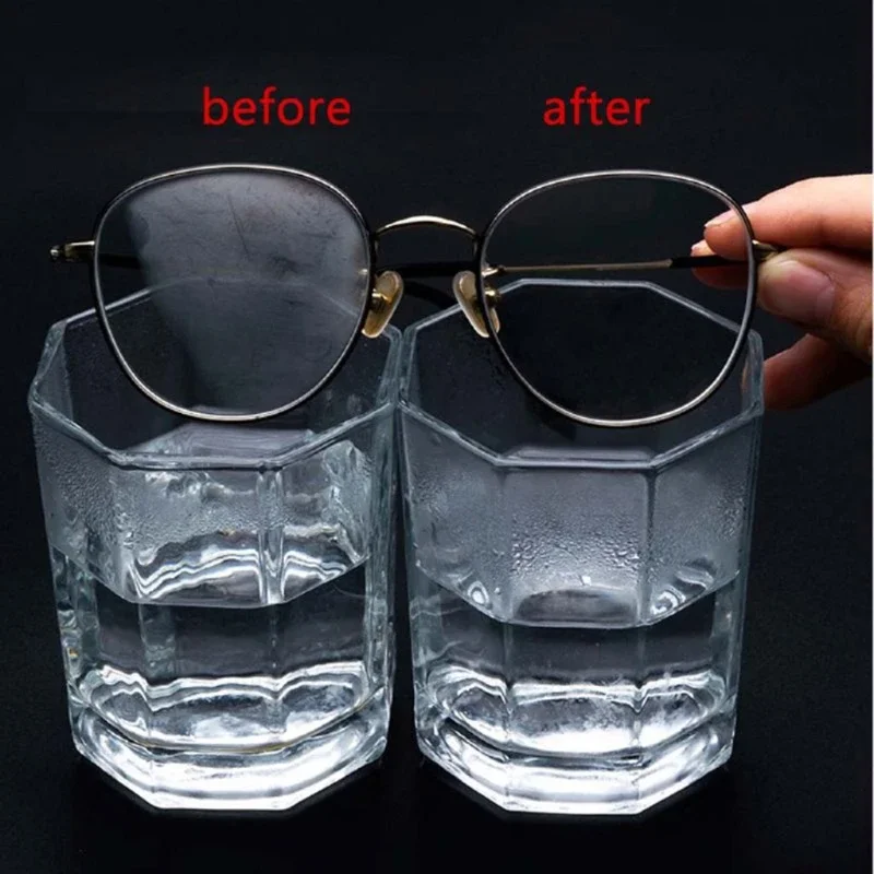 Reusable Anti-Fog Wipes Glasses Pre-moistened Antifog Lens Cloth Defogger Eyeglass Wipe Prevent Fogging for Glasses Swim