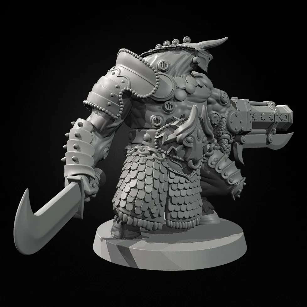 

The height of man 38mm 50mm 75mm Resin model kits colorless and self-assembled TD-7498 /3D
