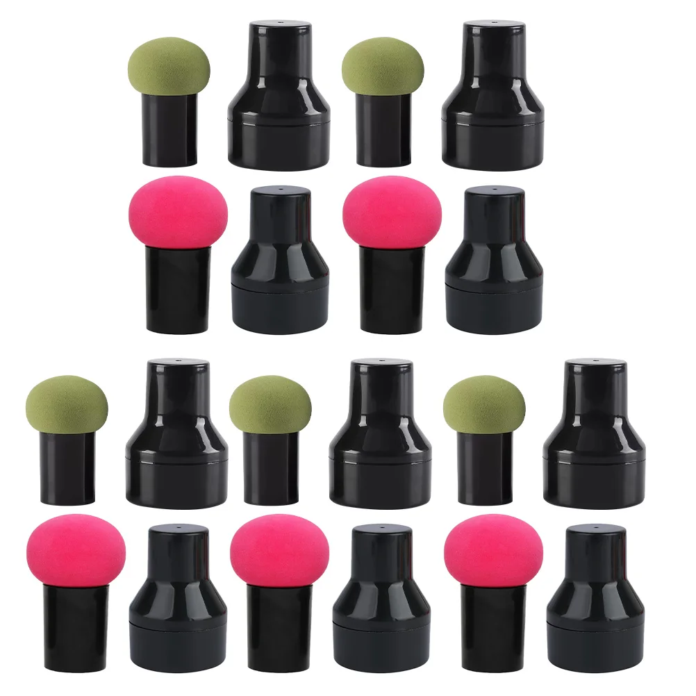 

10 Sets Makeup Puff Facial Sponges Women Supple Elastic Portable Easy Clean Comfortable Touch Foundation Powder