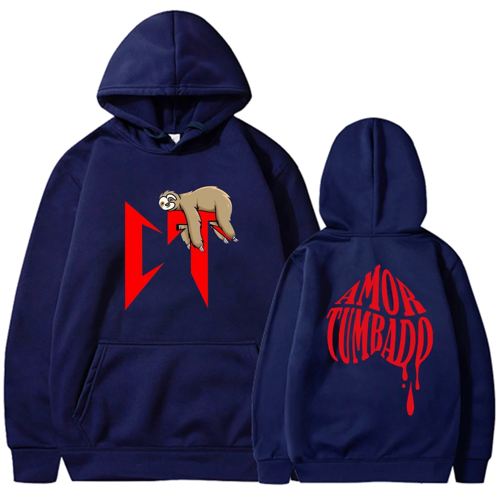 2024 Hottest CT Sloth Printed Corridos Tumbados Hoodies Men Women Natanael Cano Clothing Hoodies New Design Street Style Hoodie