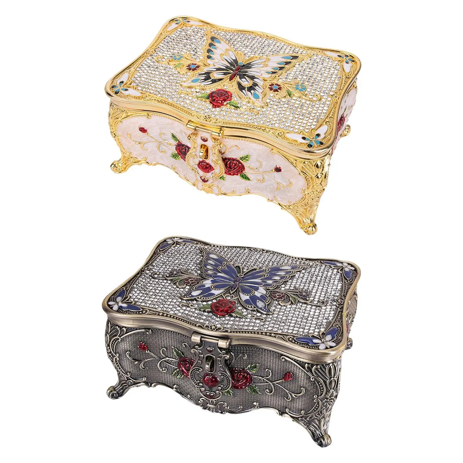 European Design Jewelry Box Jewelry Storage Case for Bathroom Bedroom Table