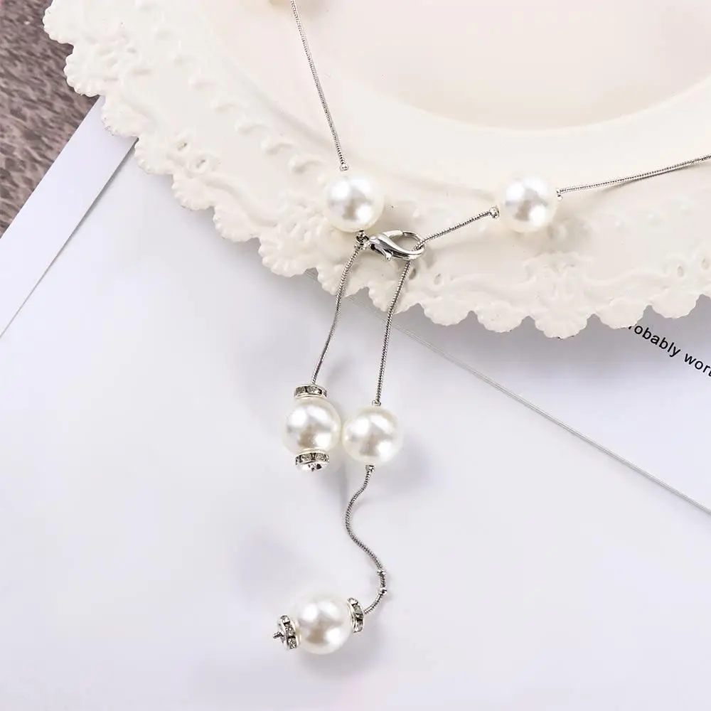 Korean Exquisite Female Acrylic Alloy Waistband Pearl Waist Belt Belt accessories Waist Chain