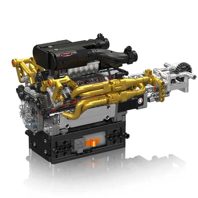10224 modelo de bloco de construção de motor v12 974 peças kit de montagem mecânica diy para adultos modelo de exibição de colecionador