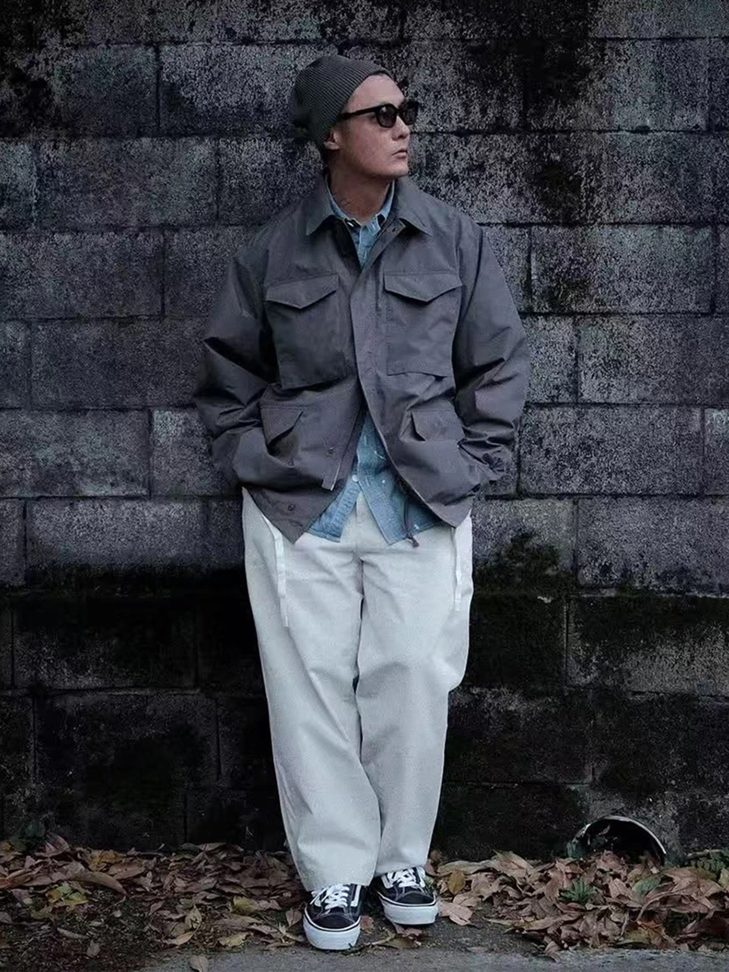 

Red d Wide Leg Casual Jeans Ci Boy Loose Fit Color Long Pants Youthful Vintage Cotton Denim Youth ular All Yea...