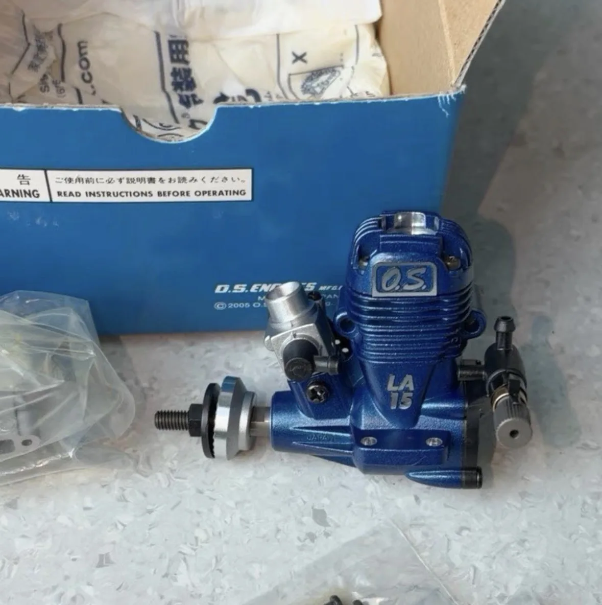 

Japan Os Engines Max 15La-S Nitro AiRCraft Engine OS max LA 15 blue - rc motor With muffler