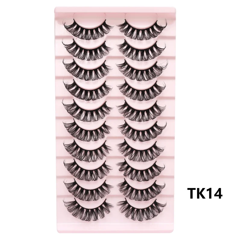 Wimpern, Künstliche Wimpern, Russische Streifenwimpern, Falsche Wimpern, Biche Eyes, Wimpernverlängerung, Russisches Volumen, Russische Wimpern – Detail 22