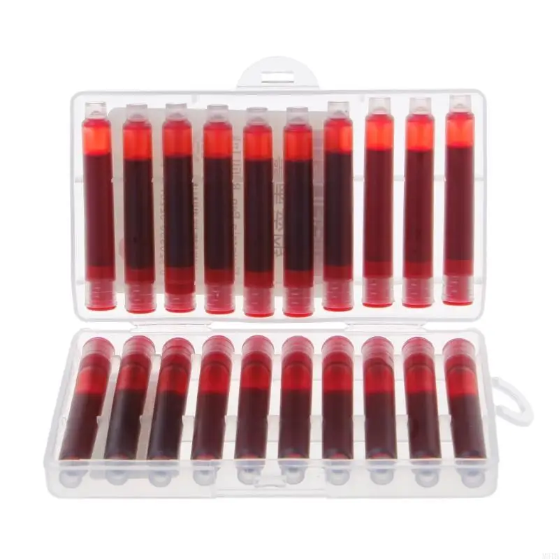 M5TB 20 PCS قابلة للاستبدال القلم القلم خرطوشة حبر حبر إعادة ملء الحبر كيس التصميم العالمي