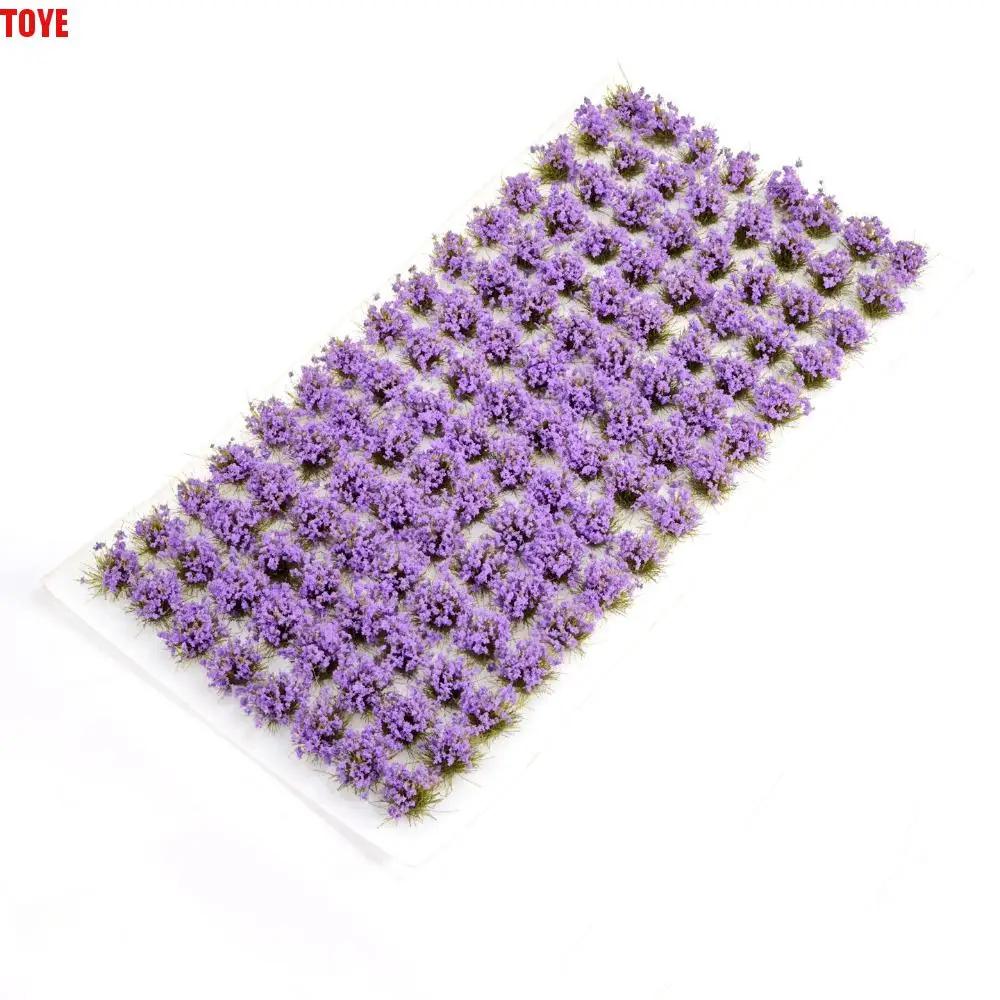 

Simulation Miniature Flower Grass Model Making Grassland Scenery Static Grass Tuft Railway Train Resin Mini Flower Tuft