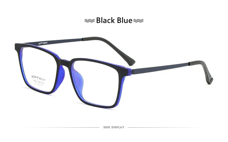 Ultraleichte, komfortable TR90-Brille für Damen, reines Titan, Retro-Quadrat-Brillengestell für Herren, Anti-Blaulicht-Brille – Detail 12