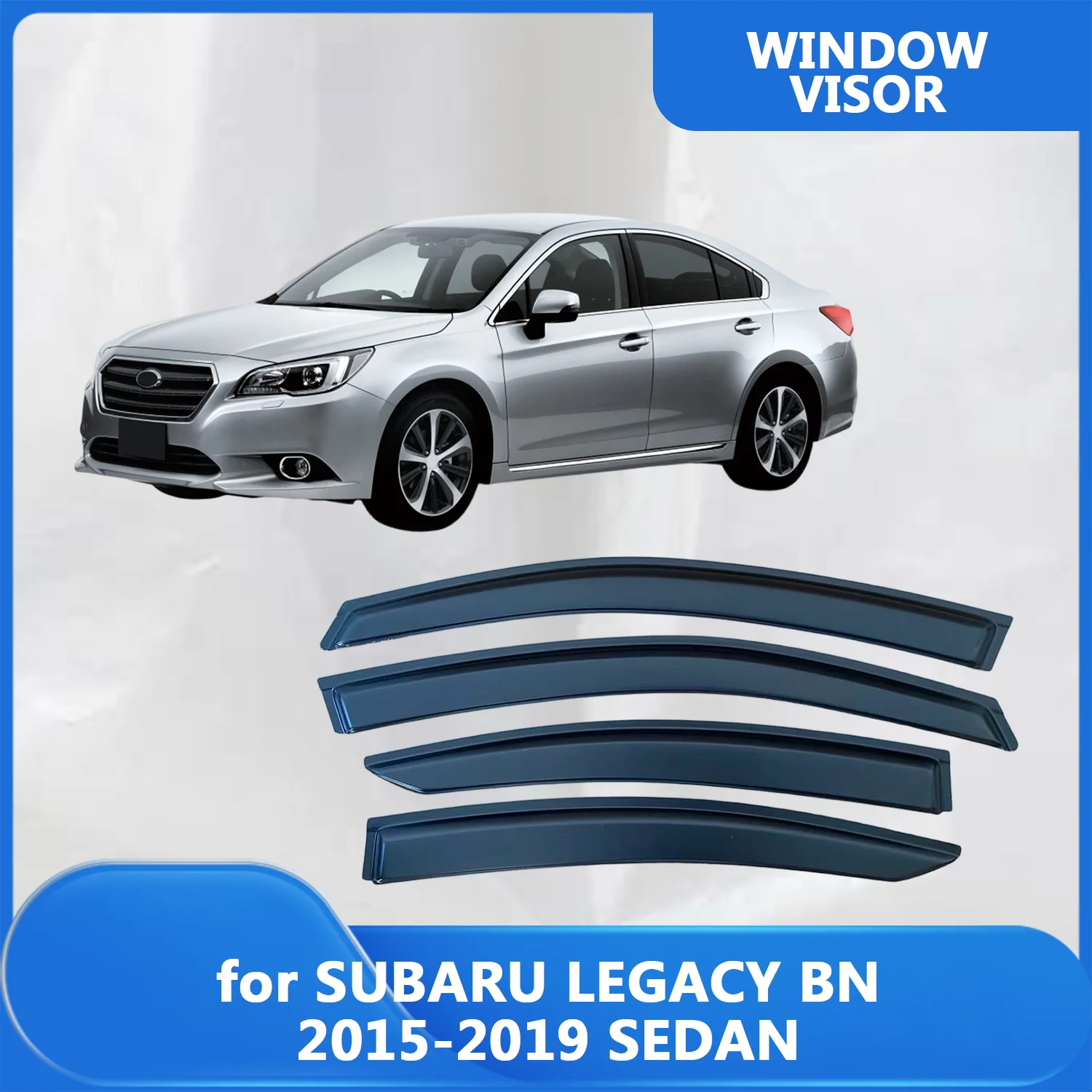 

Оконный козырек для SUBARU LEGACY SEDAN 2015 2016 2017 2018 2019, ветровые дефлекторы, защита от дождя, дверной козырек, вентиляционные шторы, вентиляционный козырек
