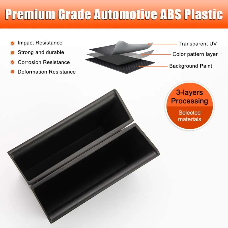 سيارة الجبهة الخلفية مقبض الباب مسند الذراع صندوق تخزين درج منظم حامل هاتف لاند روفر ديسكفري 4 LR4 2010-2016 اكسسوارات #3