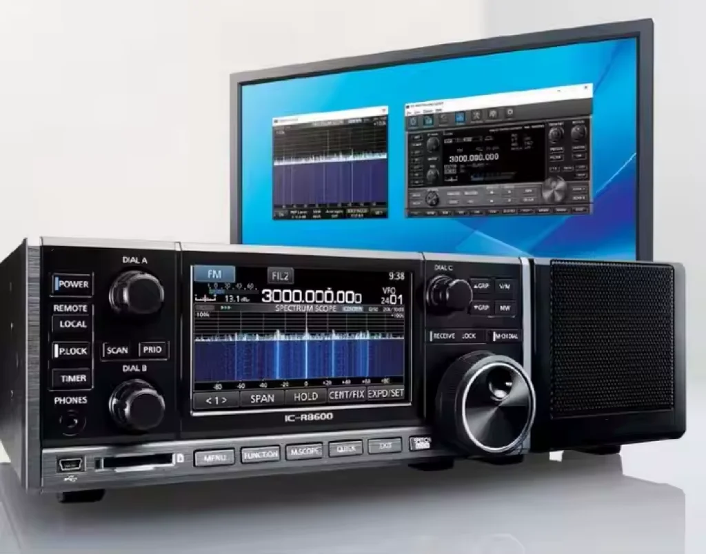 IC-R8600 10kHz To 3GHz Super Wideband Full Band Coverage Communication Receiver SSB/AM/FM/WTM Professinal Receiver Base Station