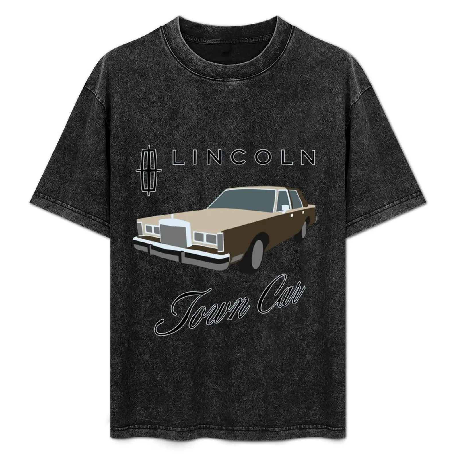 

Flat Car #7 1987 Lincoln Town Car T-Shirt tees Funny t-shirt shirts men