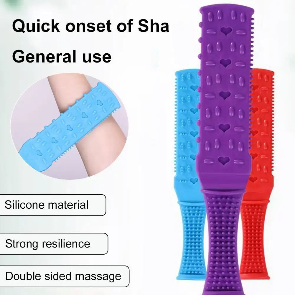 

3Colors Magnetic Beads Meridian Patted Sand Board Healthy Beat Back Stick Pat Massager Plank Body Massage Hammer Office Care