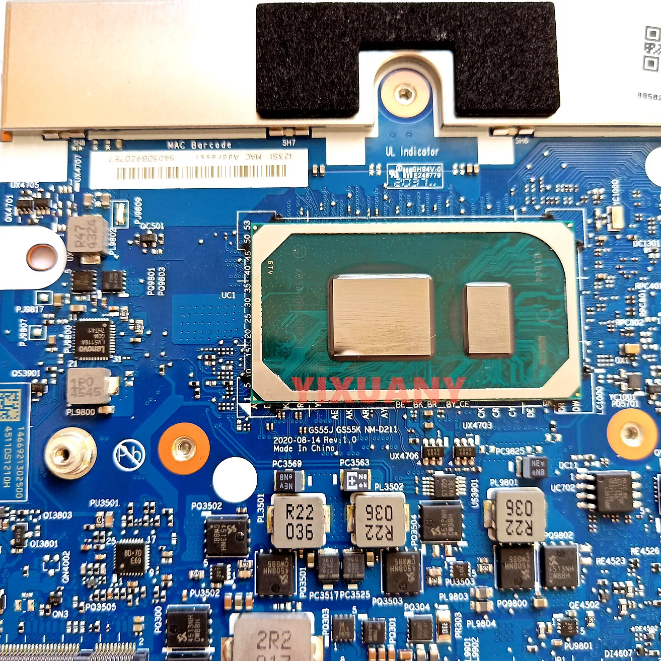 Imagem -02 - Placa-mãe para E4145 Portátil Placa-mãe com A9-9425 Cpu 100 Teste ok Original Novo Transporte Rápido La-j781p