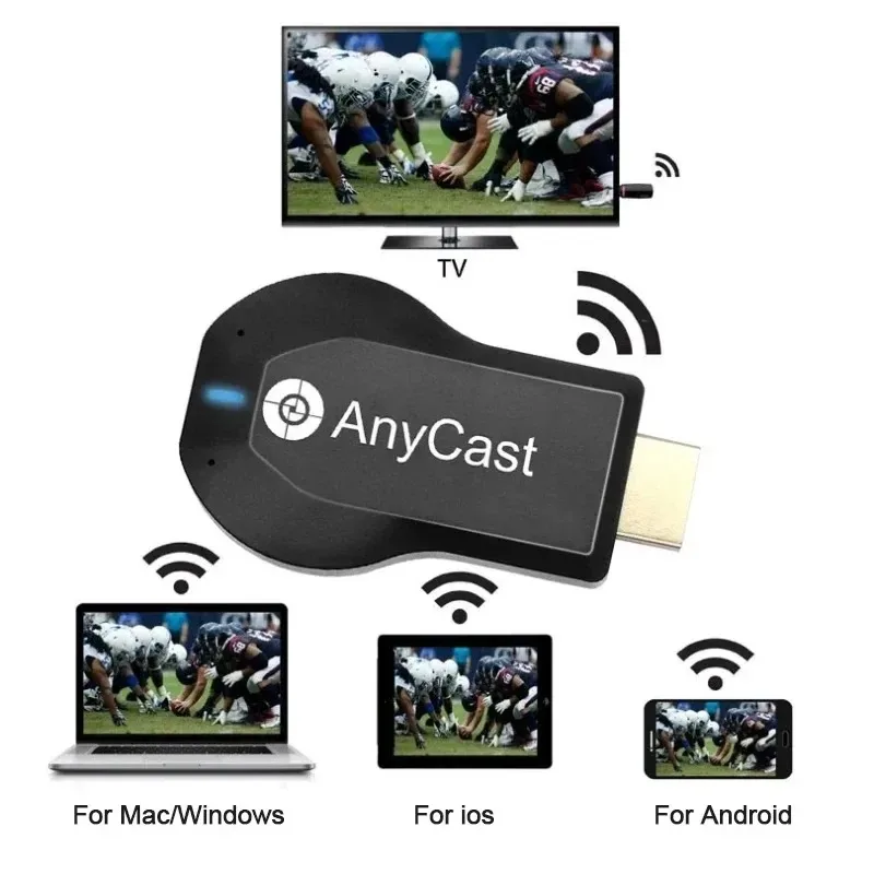 Устройство M9 с тем же экраном, беспроводной Wi-Fi-дисплей, поддержка входа HDMI 4K/1080P, подходит для 99% смартфонов, гладкие обучающие игры HD