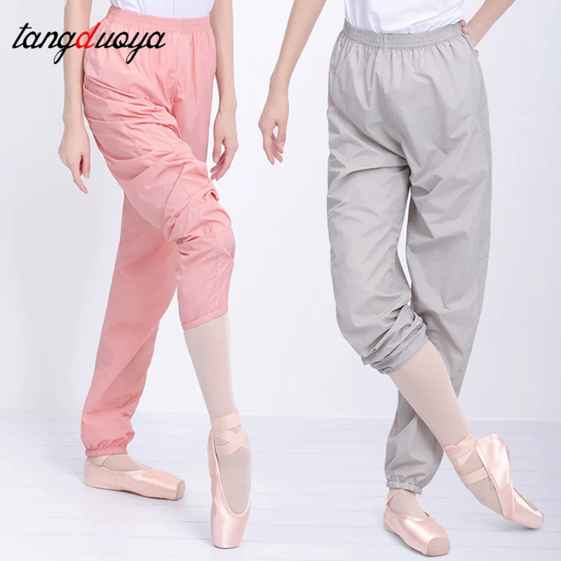 Women Ballet Dance Pants Warm-up pants Elastic Waist Baggy Sport Sweat Pants Girls Adult Trousers Hip Hop Tracksuit Pants