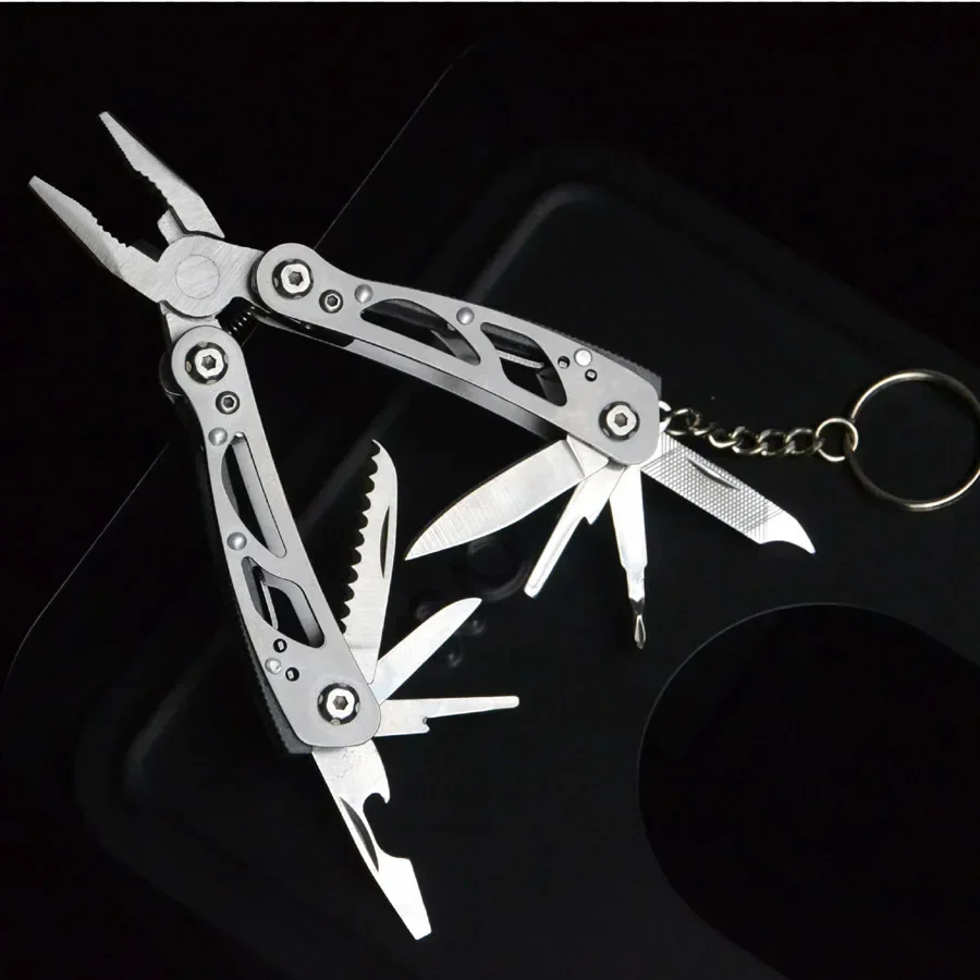 Multipurpose Knife Stainless Steel Multi-tool Pocket Knife Pliers Folding Knife Pliers Portable Folding Blade