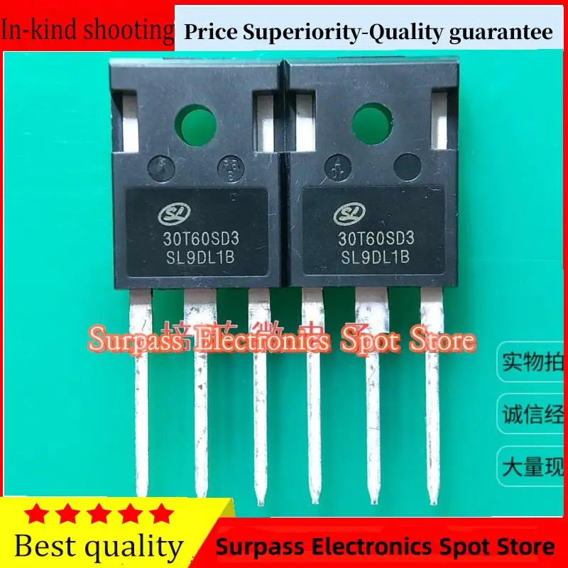 

10PCS-100PCS SGT30T60SD3 30T60SD3 IGBT TO-247 600V/30A Price Superiority-Quality guarantee