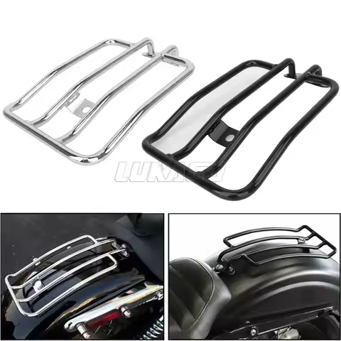 Motorcycle Rear Solo Seat Luggage Support Carrier Shelf Luggage Racks Parts For Harley Sportsters XL Iron 1200 883 48 2004-2021