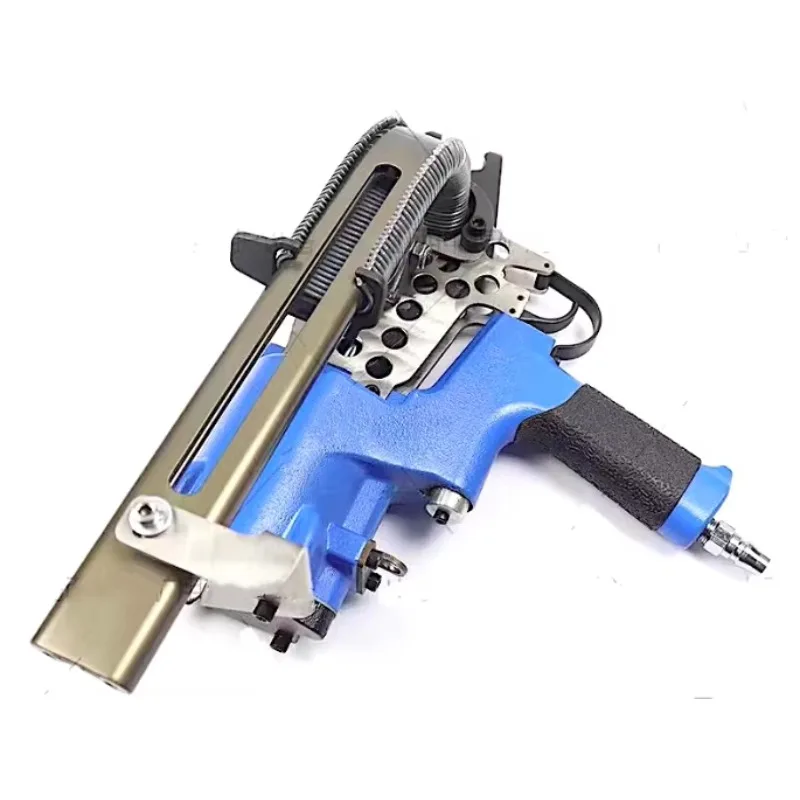 

TY80H11 Ring Fasteners Pneumatic Hog Ring Pliers 11 Gauge C Ring Crown 1-3/4" for Fencing Projects to Secure Tension Wire