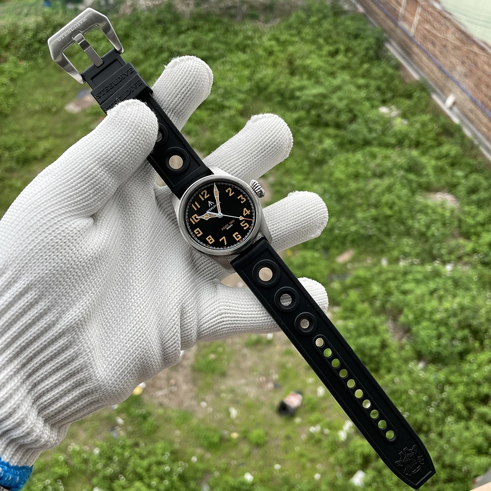 STEELFLIER Offizielle SF740V Neue Quarz-Armbanduhr Super C3 Leuchtende 200M Wasserdichte VH31 Mute-Uhrwerk Mann Mode Business Uhr – Detail 20