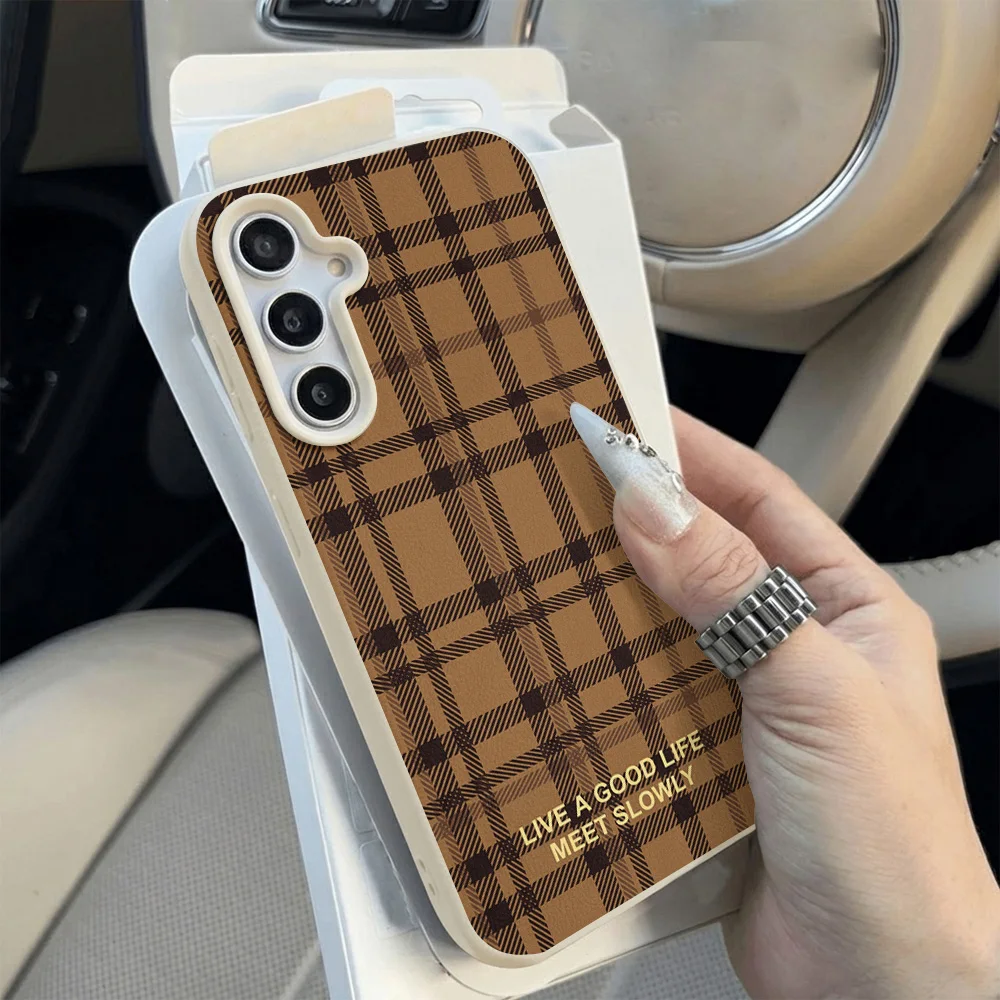 Soft Leather Case For Samsung A57 5G A56 A55 A18 A16 S26 Ultra S25 S24 FE A17 A54 A53 A37 A36 A35 A34 A15 A07 A06 A05s S23 Cover