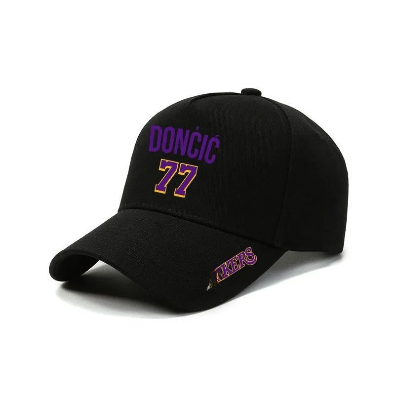 Boné de Beisebol Unissex para Atividades ao Ar Livre, Boné com Aba Curva do Time Los Angeles Lakers, Boné de Treinamento para Competição Dongqi77 para Homens e Mulheres
