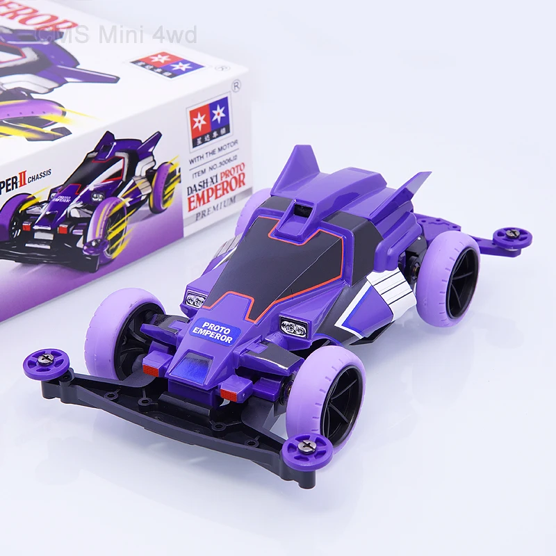 Xingda homemade mini 4wd racing car DASH emperor superstar S2 chassis kit