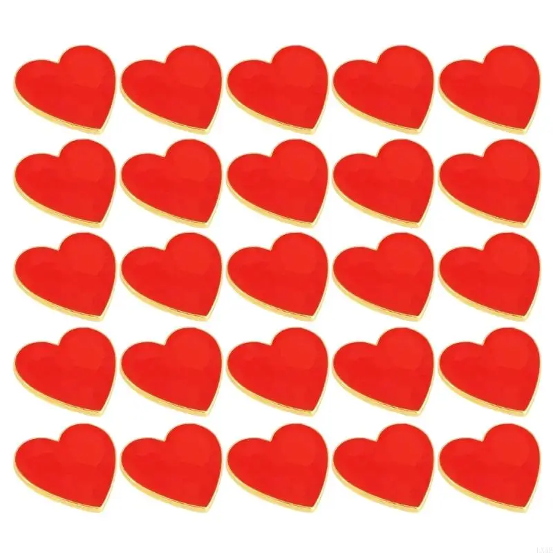  Charm 2 5cm Metal Heart Pin Suitable For Sensitive Skin And Long Wear