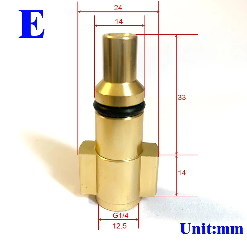 

Car Washer High-pressure Water Gun Nozzle High-pressure Foam Spray Can Connector Cleaning Gun Metal Adapter For Karcher Huter