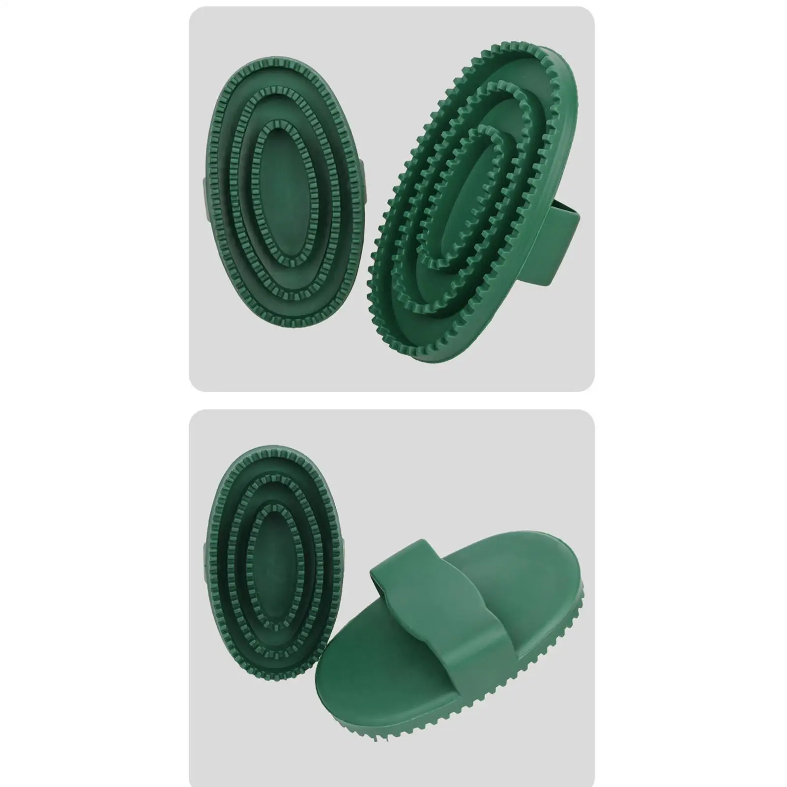 1PC Portable Pet Grooming Comb Brush Horse Care Tool For Bathing And Cleaning Shampoo Brush Massage Rubber Bathing Comb view 6