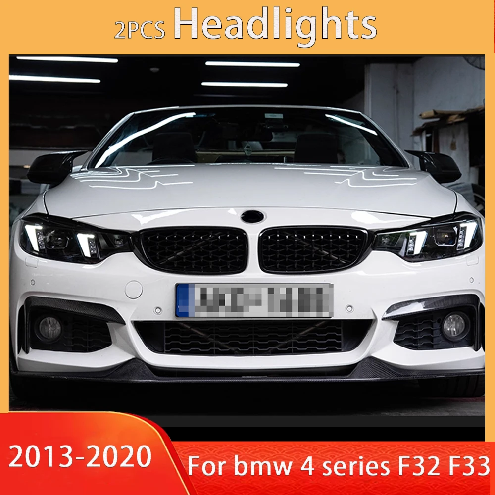 

Auto Parts For BMW F32 Headlights 2013-2019 4 Series F33 F36 M4 latest Styling LED Daytime Lights Dual Projector Car Accesorios