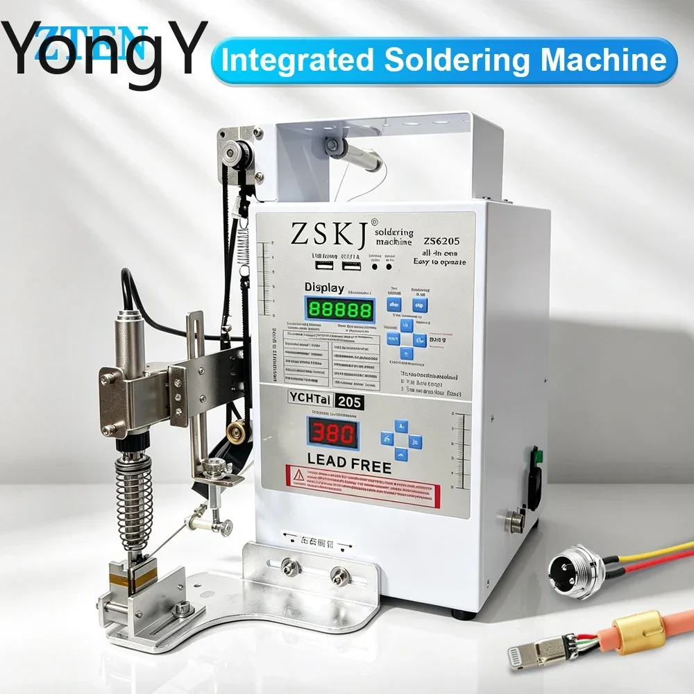 Automatic Soldering Machine 200W 50-600℃ Adjustable Welding Machine For LED Light Strip/USB/PCB Wire Harness Soldering Station