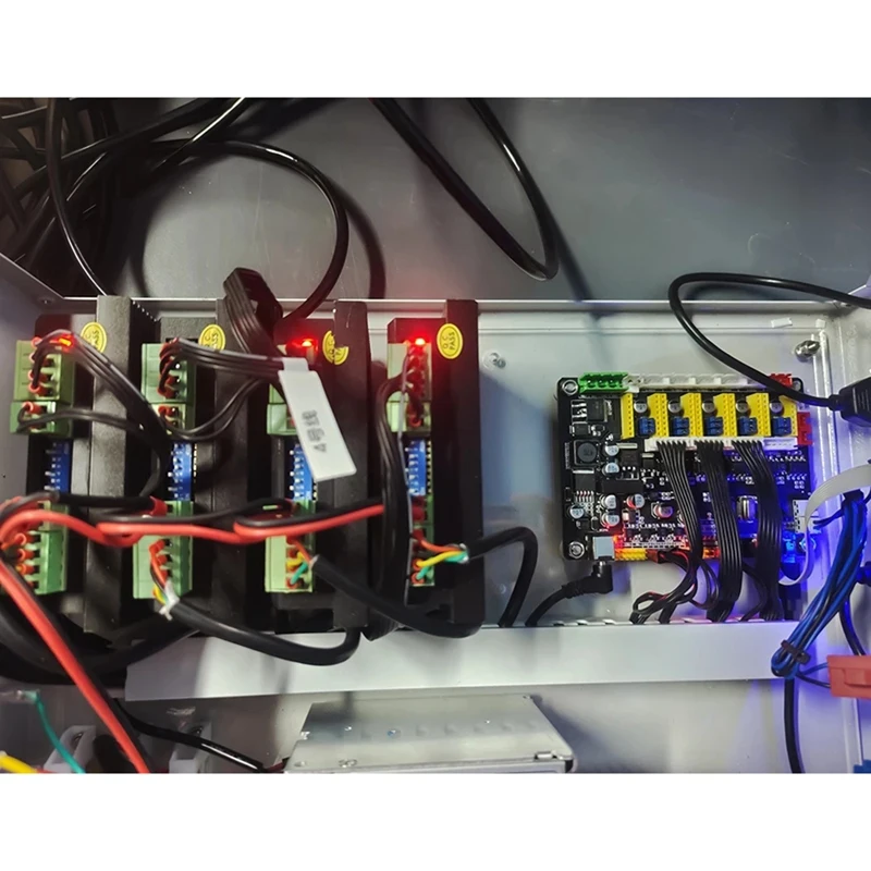 Offline-Controller 32-Bit 4-Achsen-Steuerplatine, GRBL-Steuerung, optische Kupplung, mit 300 W/500 W Spindel für CNC-Graveur