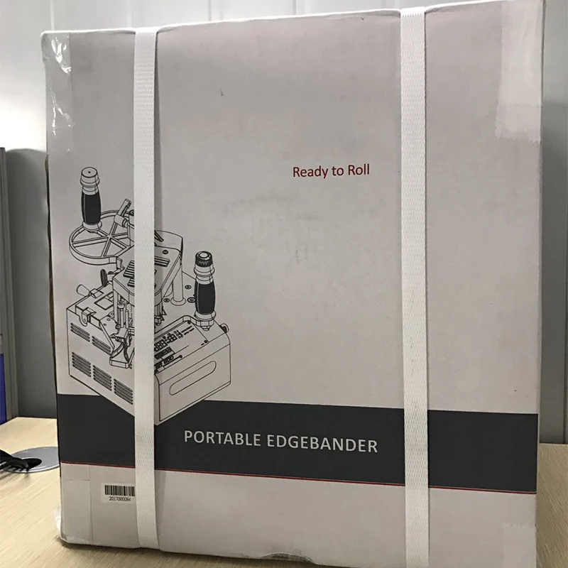 BR500 Portable Edge Banding Machine Wood PVC Automatic Gluing Edge Bander Adjustable Speed/ Digital Temperature Control