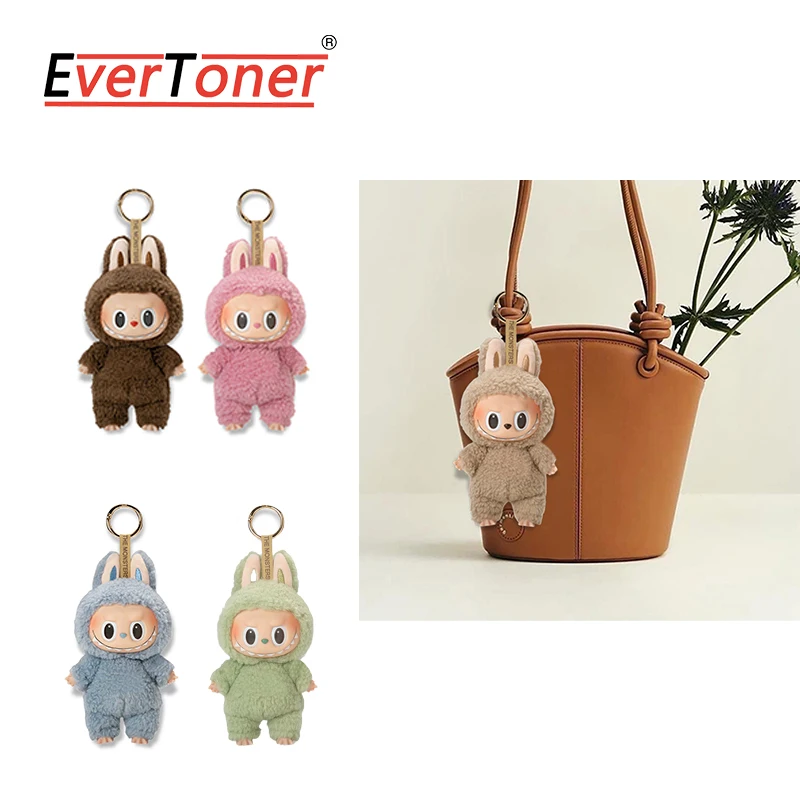 EverToner High quality cute Women's handbag pendant LABUBU Generation vinyl  pendant bag accessories