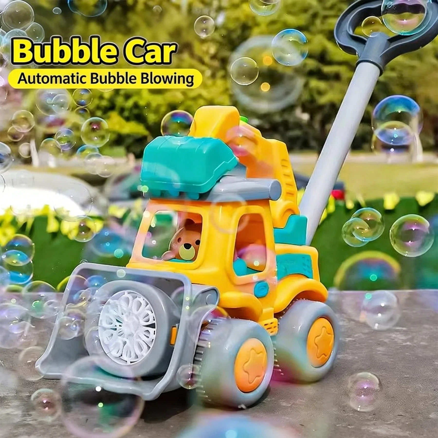 Elektrischer Seifenblasenwagen Automatische Seifenblasenmaschine Technisches Fahrzeug Outdoor-Spiel Party Hochzeit Geschenke Kinderspielzeug