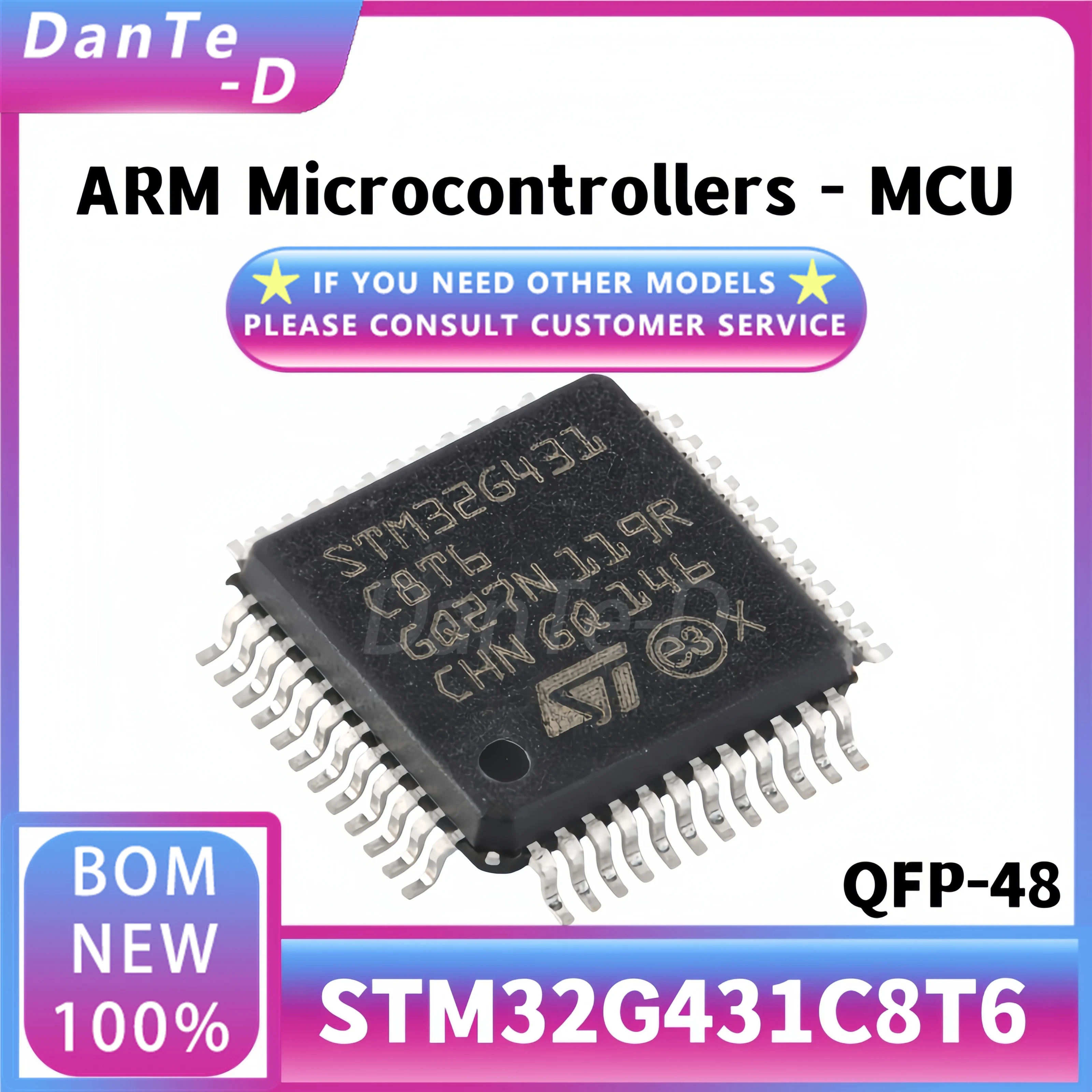 STM32G431C8T6 LQFP-48 ARM Cortex-M4 32-bit microcontroller MCU IC original authentic