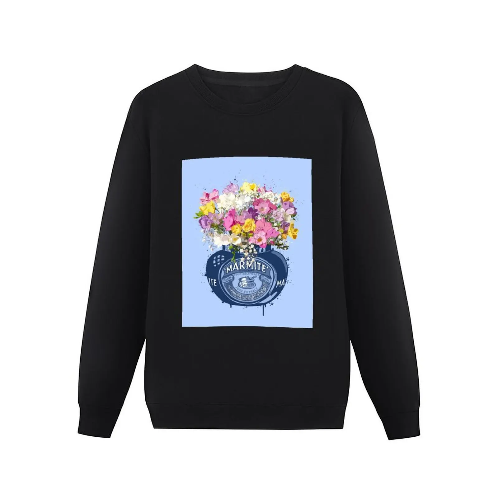 Marmite flower bouquet Pullover Hoodie autumn anime clothes mens clothes japanese style graphic sweatshirts