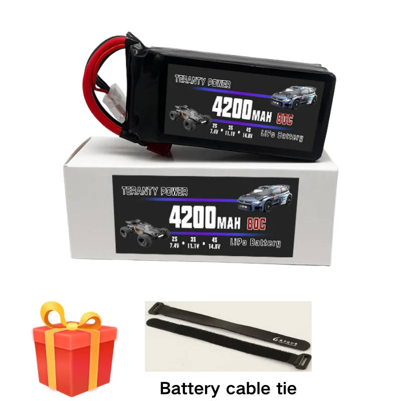 1/2/4pcs TERANTY 3S 5600mAh Lipo Batterij 11.4V 100C met T Plug voor Hyper go MJX RC Auto Buggy Truck FPV Drone RC Model Onderdelen
