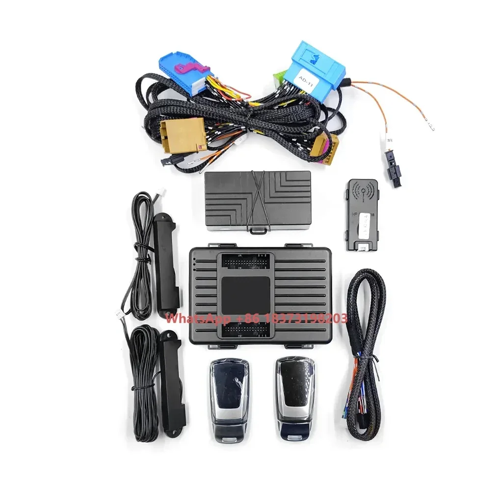 Chidengde for A6L/A7/A8/Q7/Q8 Add Engine Remote Start Stop System Keyless Entry Smart Phone Remote Control Digital Key