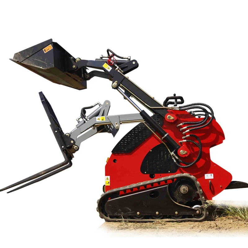 

Мини-гусеничный погрузчик с поворотом на гусеничном сидении, гидравлический небольшой гусеничный мини-погрузчик для продажи