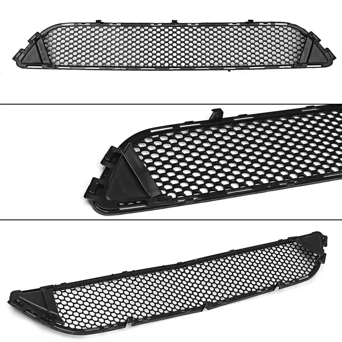 W204 Front Bumper Lower Grille Grill For Mercedes For Benz C-Class for AMG W204 2008-2014 Front Lower Racing Grills Body Kit