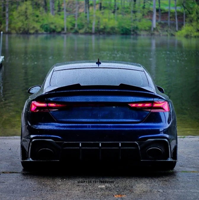 Transparent Venom clear original Tail Lights Luxury Customization for  A5 S5 RS5 orange red turn light customize