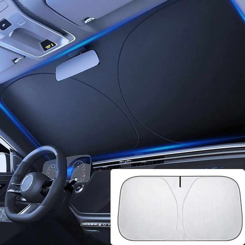 

Car Windshield Sun Shade Cover Foldable Front Window Sun Visor Blocks UV Refletive Car Parasol Sunshade Protector Covers