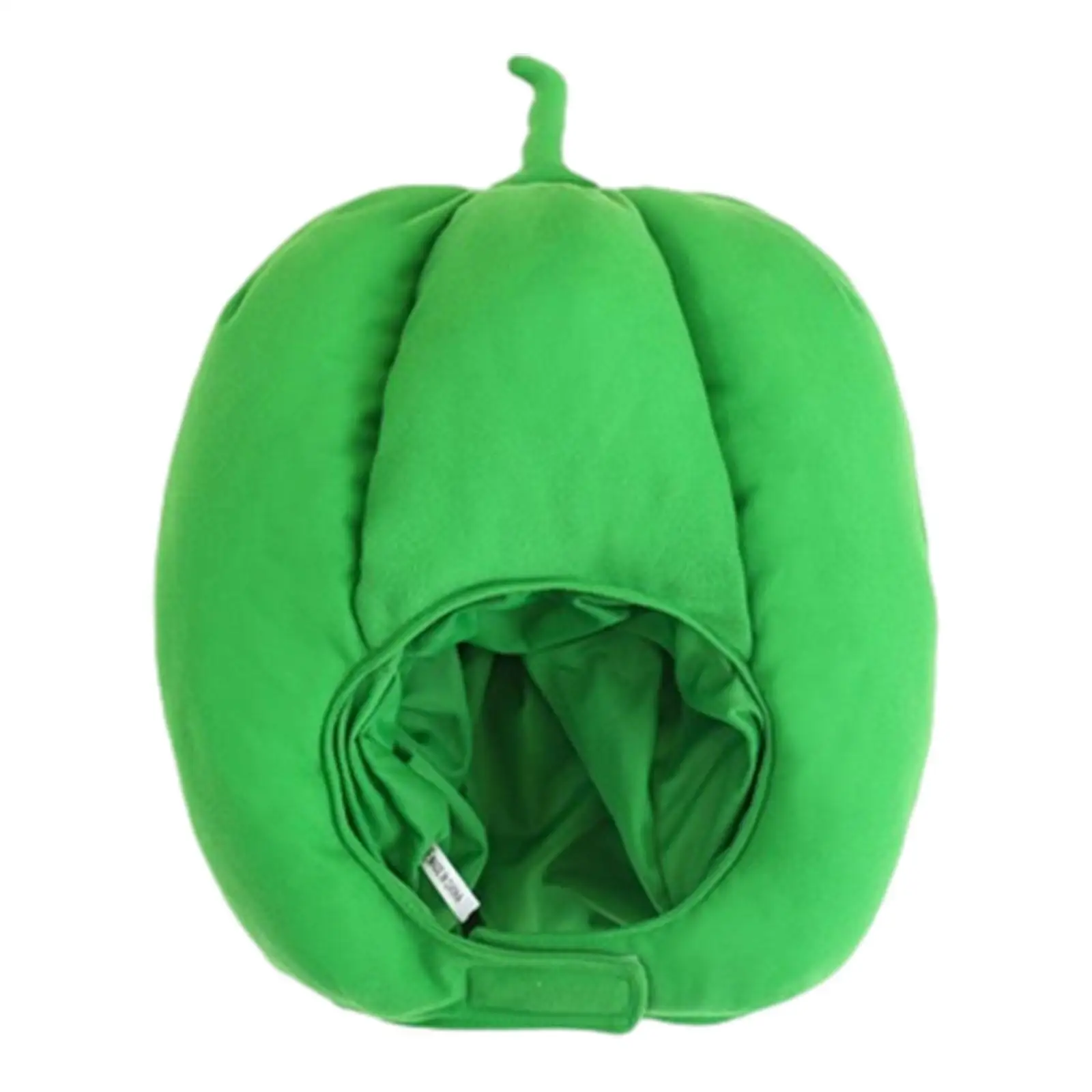 Plush Hat Photography Prop Warm Green Winter Gift Soft Cute Halloween Cap for Festival Halloween Housewarming Celebrations Kids